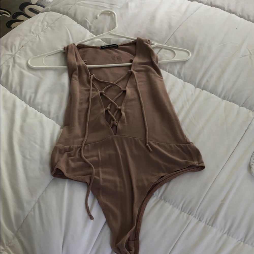 Lace up bodysuit